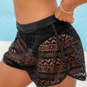 Cupse lace waist swim short